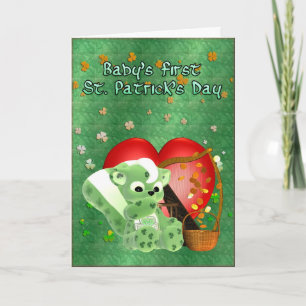 Carte Fête du bébé Saint Patrick