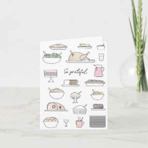 Carte Fête du Bon thanksgiving humoristique