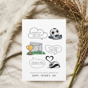 Carte Fête du Premier Père salutation personnalisée So