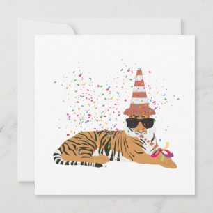 Carte Fête du tigre - Animaux ayant une fête
