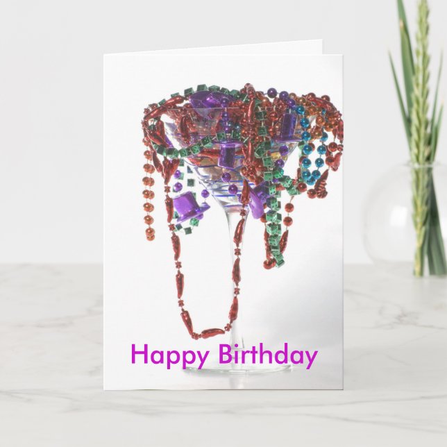 Carte Fête, Joyeux anniversaire (Devant)