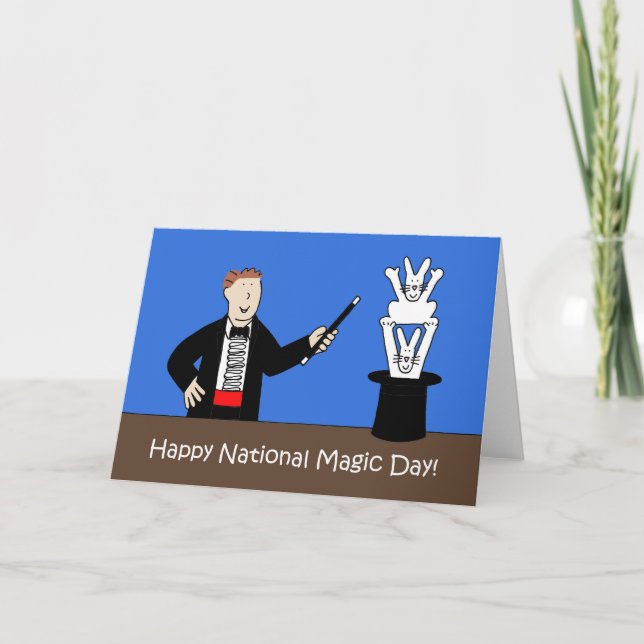 Carte Fête nationale de la magie 31 octobre (Devant)