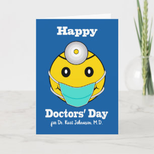 Carte Fête Personnalisée Joyeux Docteurs, Joyeux Docteur