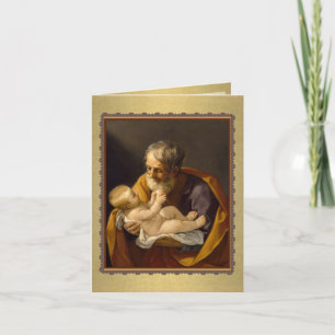 Carte Fête Saint-Joseph Fête Jésus religieux