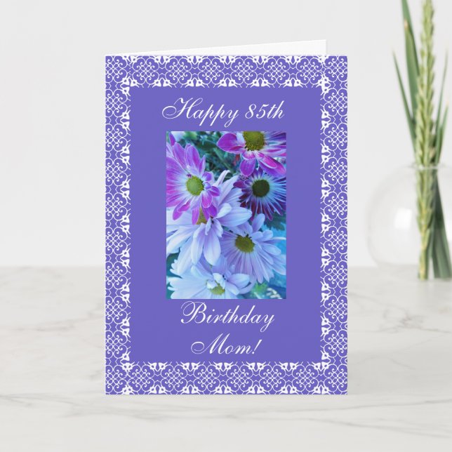 Carte Fêtes d'anniversaire de la mère (Devant)