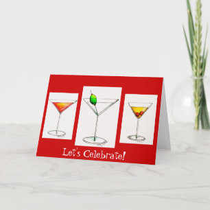 Carte Fêtons ! Cocktail Martini Cosmo Boissons