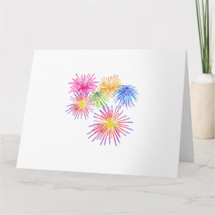 Carte Feu d'artifice Fête de la Grande Partie Rackers