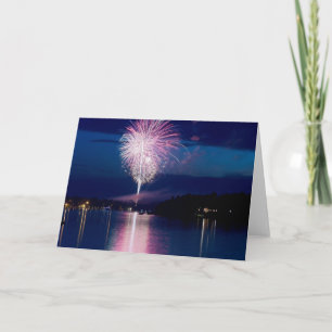 Carte Feu d'artifice sur le lac East Gull