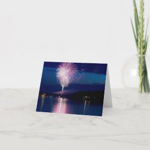 Carte Feu d'artifice sur le lac East Gull