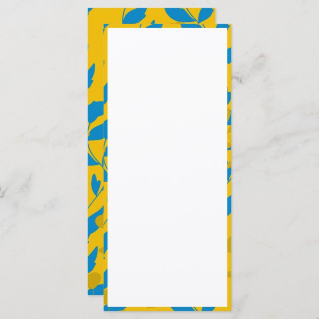 Carte feuille (Devant / Derrière)