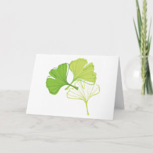Carte Feuille de Ginkgo