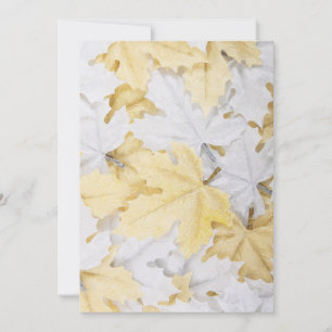 Carte Feuilles d'automne