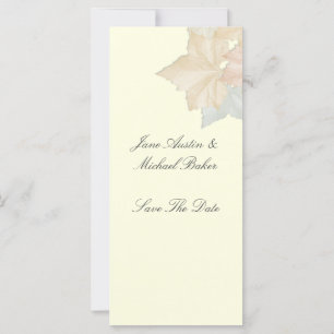 Carte Feuilles D'Automne, Un Mariage Enregistrer La Date