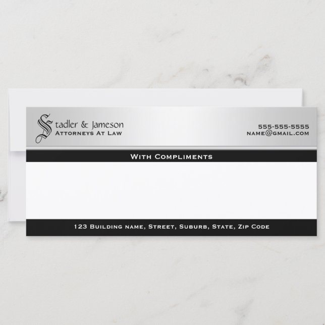 Carte Feuillet de compléments professionnels (Devant)