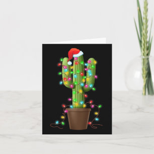 Carte Feux de Noël Cactus Lover Drôle cadeaux de Noël po