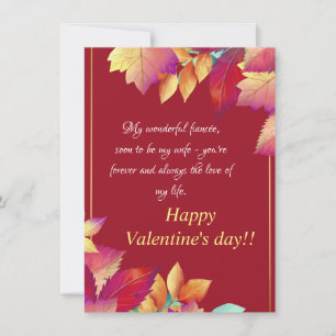 Carte Fiancée