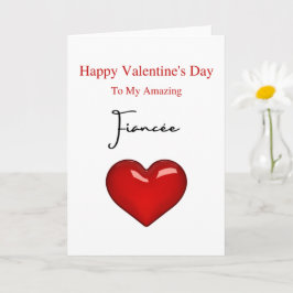 Carte Fiancée Extraordinaire Saint Valentin