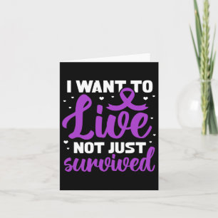 Carte Fibro Warrior Je Veux Vivre Non Seulement Survécu