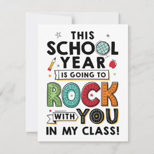 Carte Fiche de fin d'année de l'enseignement à distance