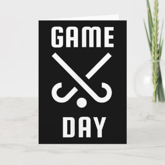 Carte Field Hockey Game Day Funny Mom And Dad Spirit Wea