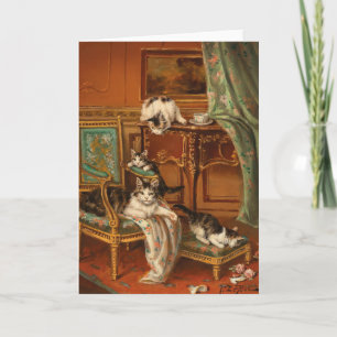 Carte Fier chat-mère   Jules Le Roy