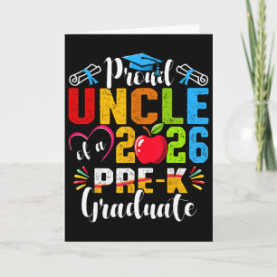 Carte Fier Oncle De Diplômé De La Maternelle 2026 Fête D