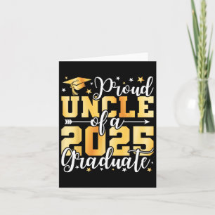 Carte Fier Oncle D'Un Diplôme D'Adolescent De 2025 Cl O