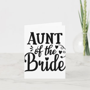 Carte Fier Tante De La Mariage Mariée Bachelorette Marri