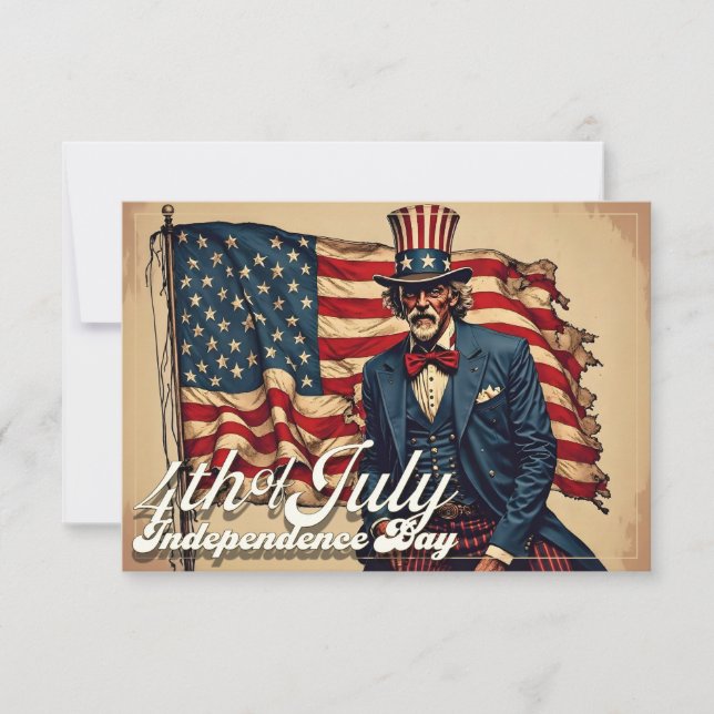 Carte Fière âme du 4 juillet (Devant)