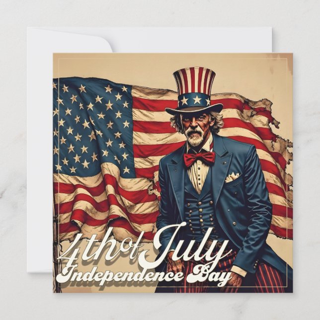 Carte Fière âme du 4 juillet (Devant)