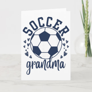 Carte Fière grand-mère de football Fête des Mères 