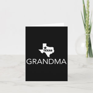 Carte Fière grand-mère de la famille du Texas État du Te