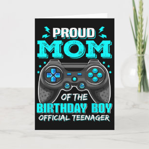 Carte Fière maman officielle adolescente jeu vidéo 13e a
