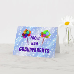 Carte Fiers nouveaux grands-parents