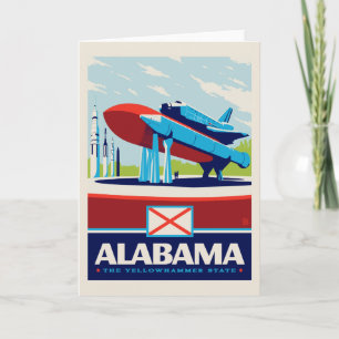 Carte Fierté Alabama d'état