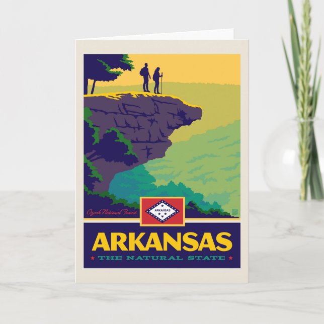 Carte Fierté | Arkansas d'état (Devant)