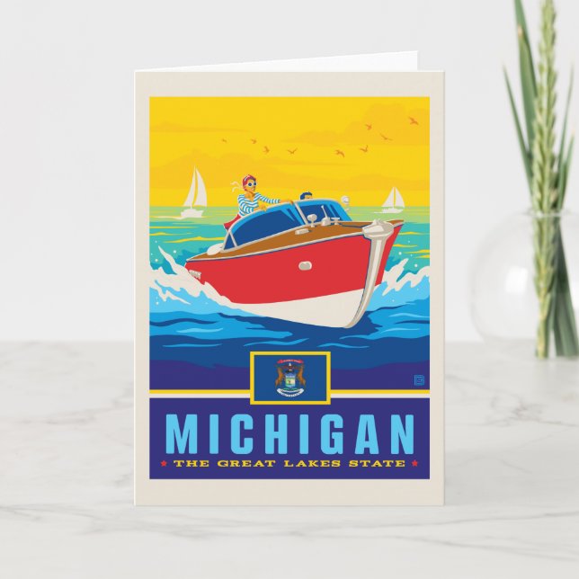 Carte Fierté de l'État | Michigan (Devant)