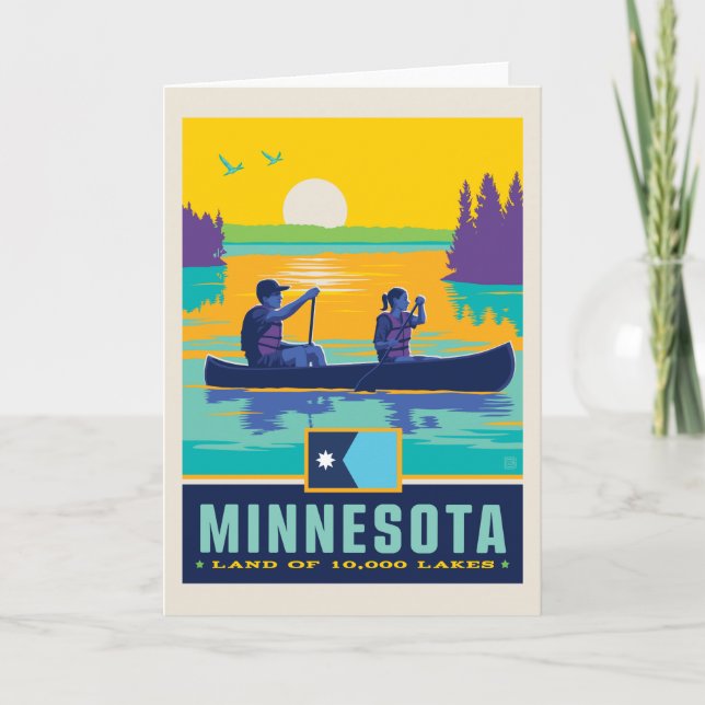 Carte Fierté de l'État | Minnesota (Devant)