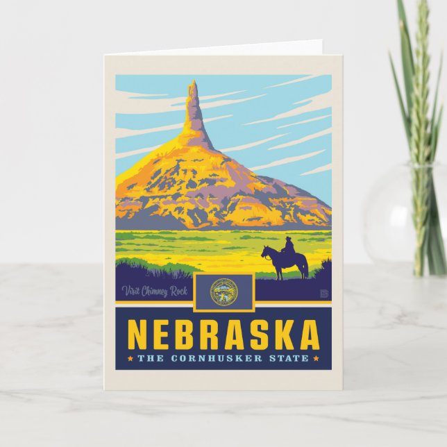 Carte Fierté de l'État | Nebraska (Devant)