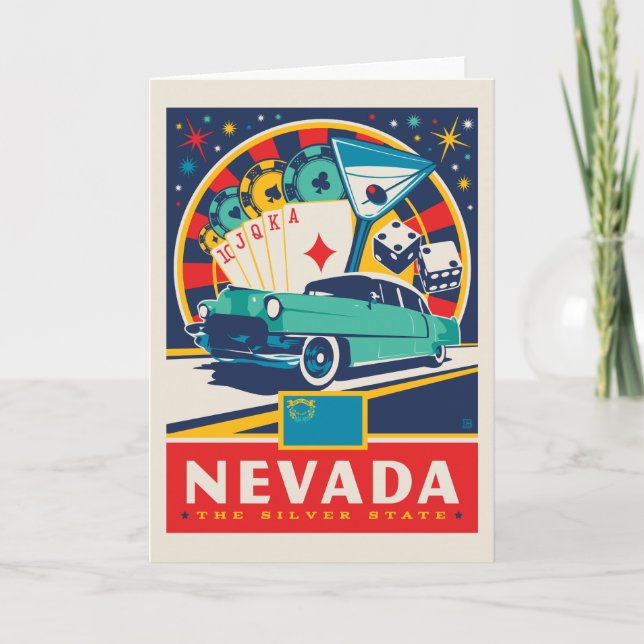 Carte Fierté de l'État | Nevada (Devant)