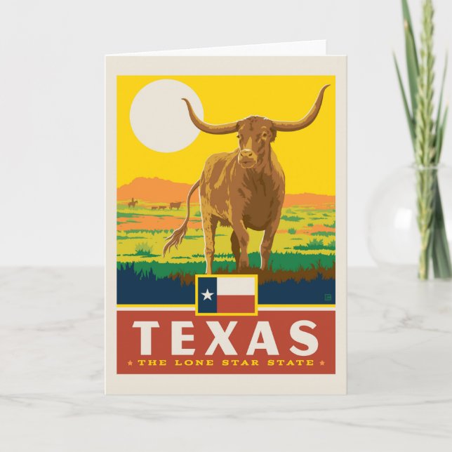 Carte Fierté de l'État | Texas (Devant)