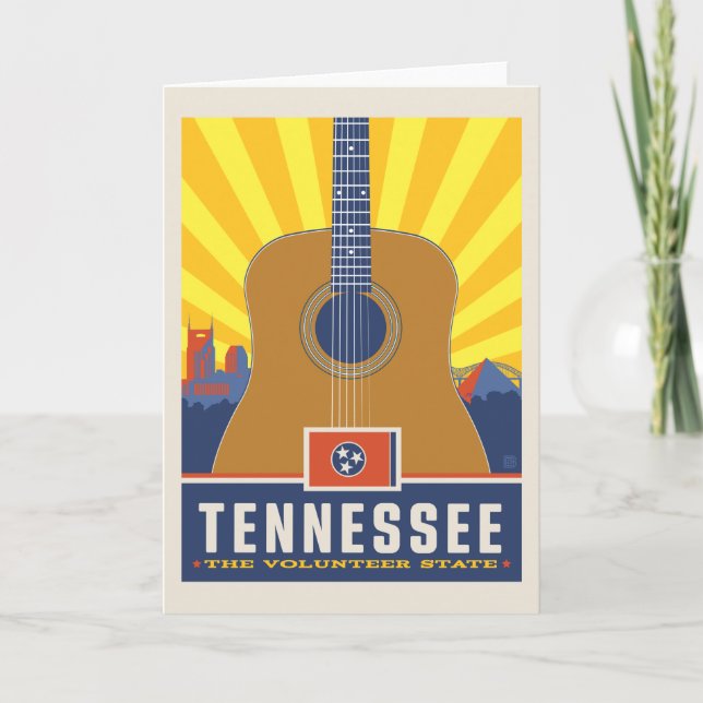 Carte Fierté | Tennessee 2 d'état (Devant)
