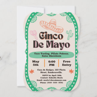 Carte Fiesta Fantástica : Cinco de Mayo