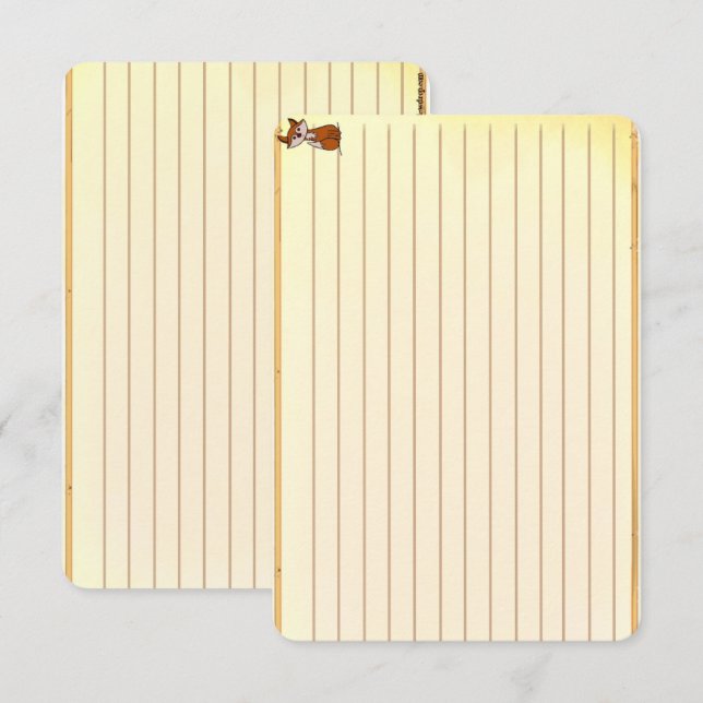 Carte Figdewdrop Fig the fox recipe notecards (Devant / Derrière)