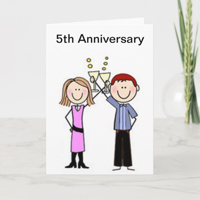 Carte Figures de stickers personnalisées pour anniversai (Devant)