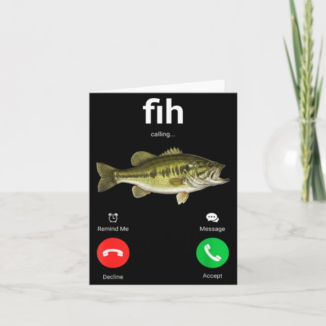 Carte Fih Calling Decline Accept Funny Phone Call Misspe (Devant)