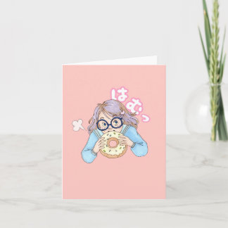 Carte Fille affamée