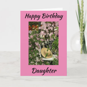 CARTE **FILLE** "AMOUR D'ANNIVERSAIRE