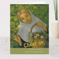 Fille aux fruits et fleurs CC0859 Grand anniversai
