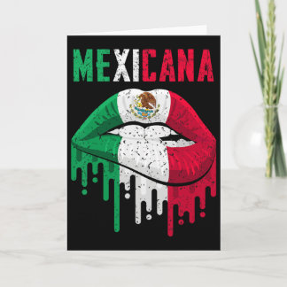 Carte Fille Chemise Drapeau Mexicain Femmes Enfants Tout